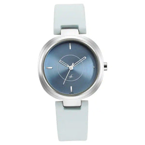 STUNNER IN BLUE DIAL & LEATHER STRAP NR6247SL02 - KRISHNA WATCH COMPANY