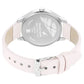 Fastrack Stunners Quartz Analog White Dial Leather Strap Watch for Girls ns6248sl01