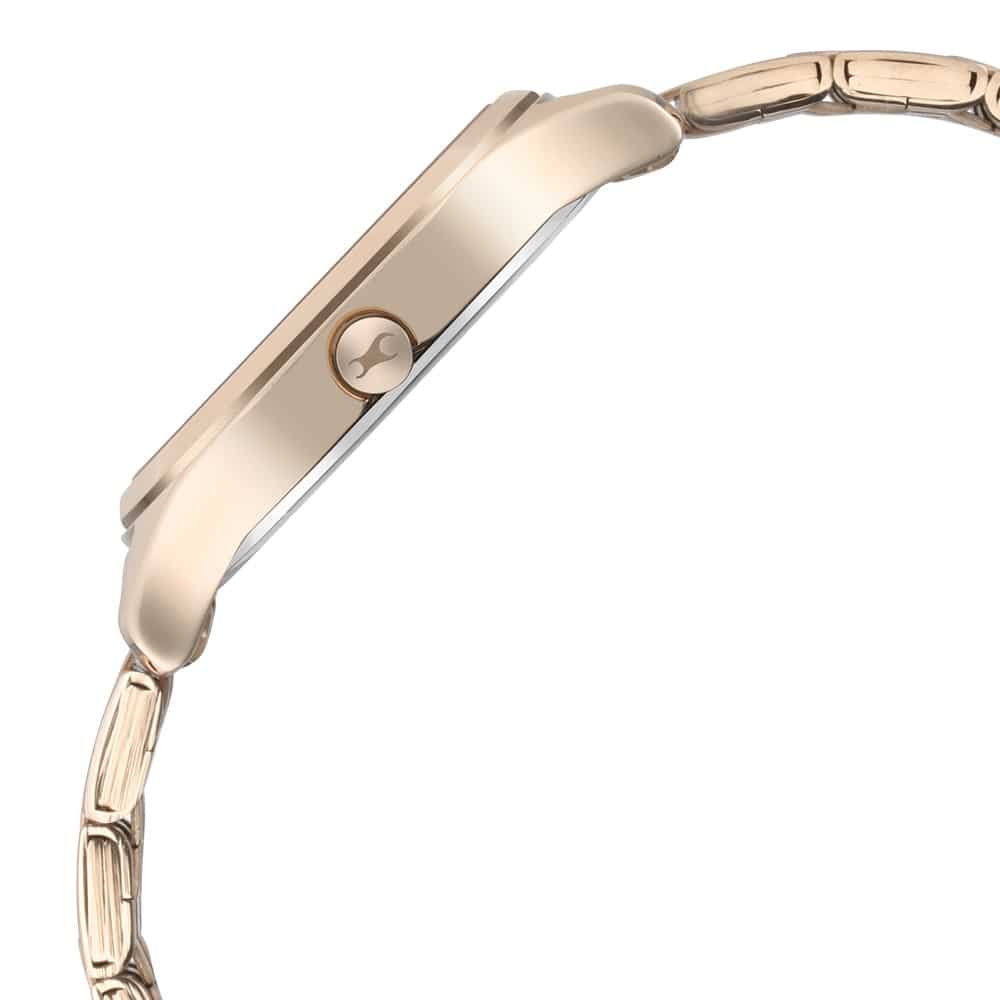 FASTRACK Stunner in Rose Gold Dial & Metal Strap - NT6248WM01