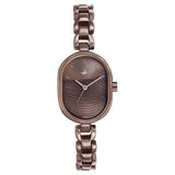 Fastrack Style Up Brown Dial Metal Strap Watch for Girls 6258QM02 - KRISHNA WATCH COMPANY