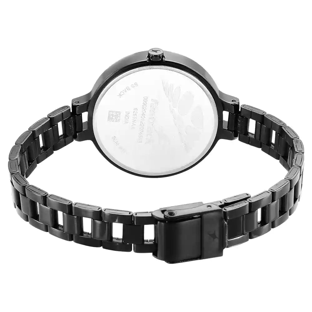 Fastrack  STUNNERS 3.0 BLACK DIAL METAL STRAP WATCH 6265NM01