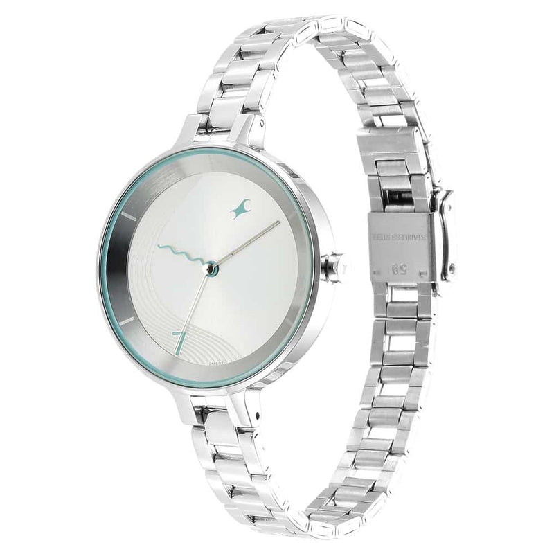 STUNNERS 3.0 SILVER DIAL METAL STRAP WATCH - 6265SM01