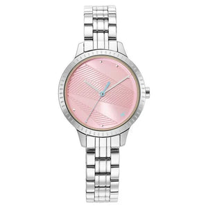 Fastrack Stunners Quartz Analog Pink Dial Metal Strap Watch for Girls ns6267sm02 / 6267sm02 - KRISHNA WATCH COMPANY