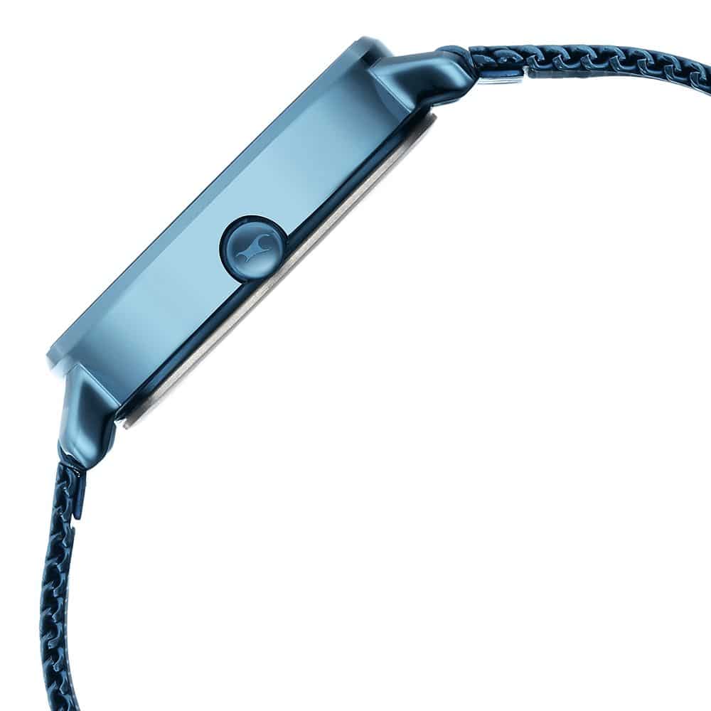 Fastrack YOUNIQUE BLUE DIAL STAINLESS STEEL STRAP WATCH 6278QM01