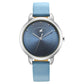 Fastrack Stunners Quartz Analog Blue Dial Leather Strap Watch for Girls - 6282SL01