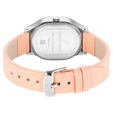 Fastrack Snob X Pink Dial Leather Strap Watch for Girls ns6283sl02 / 6283sl02 - KRISHNA WATCH COMPANY