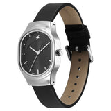 Fastrack Snob X Black Dial Leather Strap Watch for Girls - NS6283SL03
