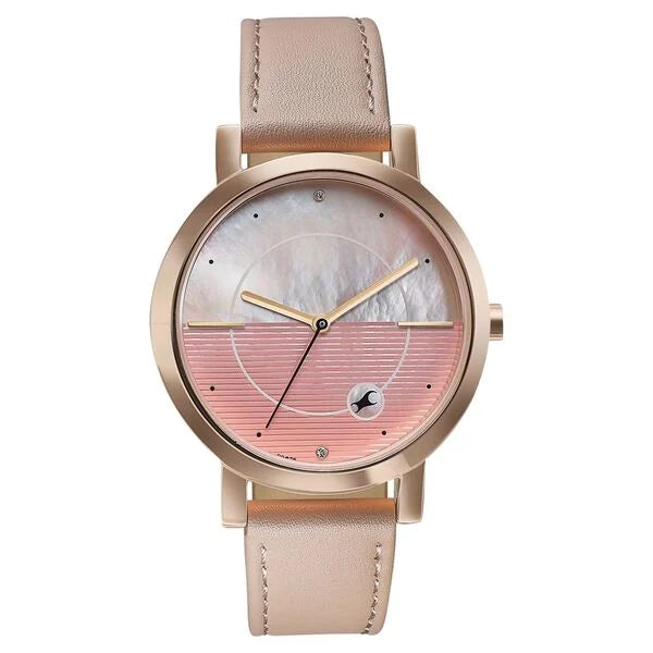 Fastrack Style Up Quartz Analog Watch For Girls 6284wl03 - KRISHNA WATCH COMPANY