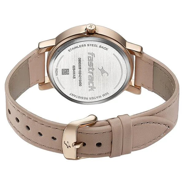 Fastrack Style Up Quartz Analog Watch For Girls 6284wl03