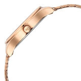 Fastrack Stunners Quartz Analog Pink Dial Rose Gold Metal Strap Watch For Girls - NT6296WM01