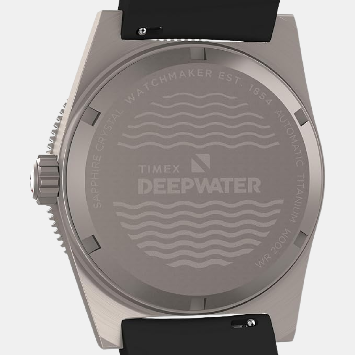 TIMEX Deep Water Men Black Round Dial Automatic Analog Watch - TW2W73800UJ