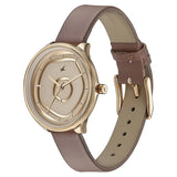 FASTRACK Women Leather Strap Analog Watch - 6303WL01 - KRISHNA WATCH COMPANY