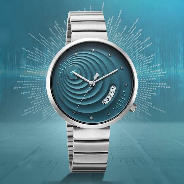 Fastrack Groove Quartz Analog with Date Watch 6314sm01