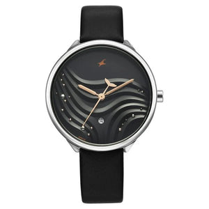 Fastrack Oceanyx Black Dial Watch For Girls 6316sl01 - KRISHNA WATCH COMPANY
