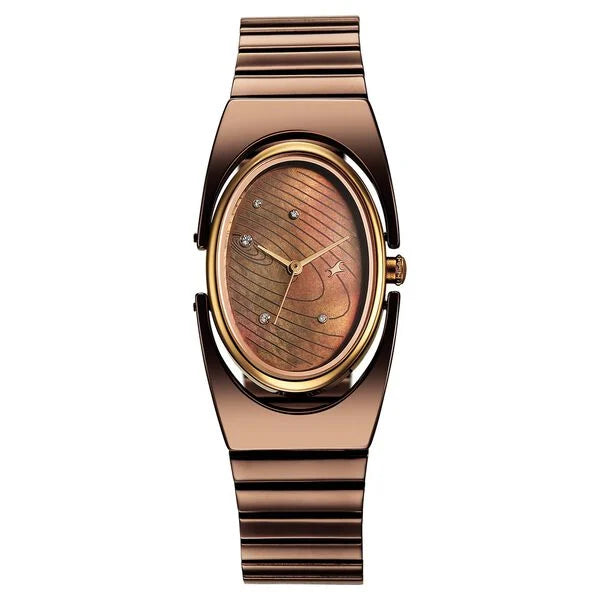 Fastrack UFO Quartz Analog Watch For Girls 6318km02