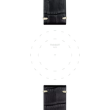 Tissot Official Black Leather Strap Lugs 22 mm - T852.046.775 - KRISHNA WATCH COMPANY