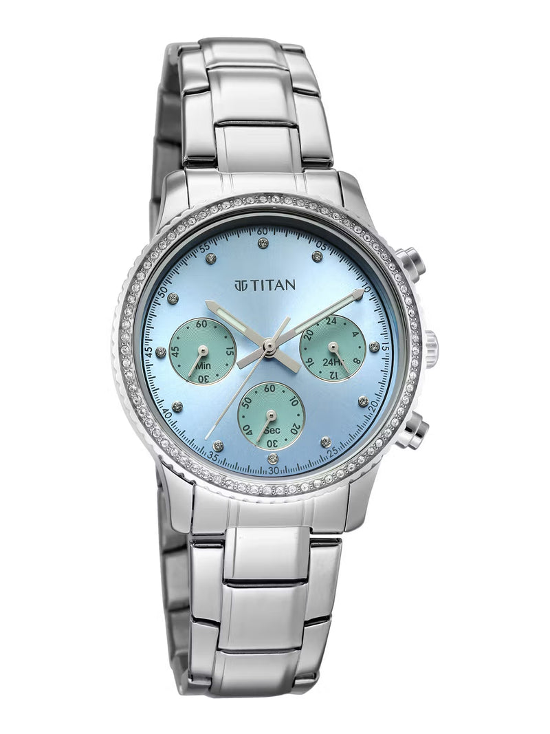 Titan Purple Sports Fashion Ph -III Quartz Analog 3 Hands Watch - 2767SM01