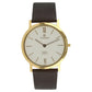 Titan Edge White Dial Brown Leather Strap Watch 679YL01