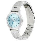 Fastrack Tropical Waters Quartz Analog Green Dial Metal Strap Watch for Girls ns68008sm07 / 68008sm07