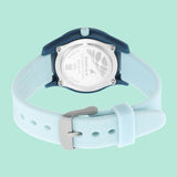 Fastrack Monochrome Quartz Analog Blue Dial Silicone Strap Watch for Girls ns68023pp03w / 68023pp03 - KRISHNA WATCH COMPANY