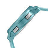 Fastrack Street Line Digital Dial Blue Silicone Strap Watch for Girls NR68023PP03