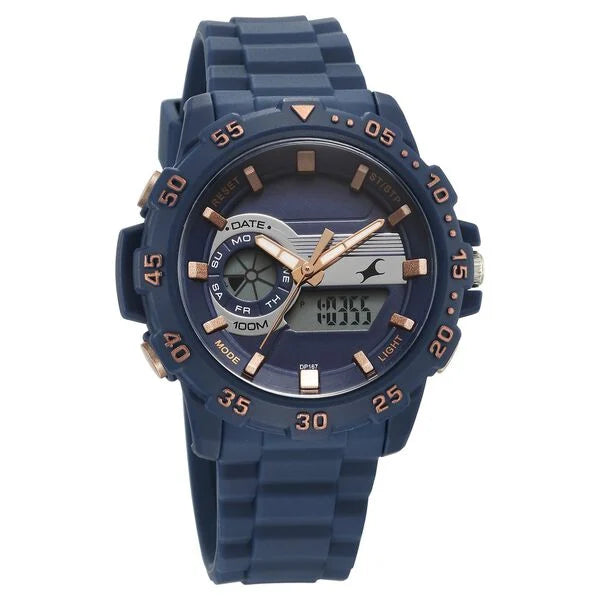 Fastrack Street line Silicone Strap Watch for Girls - 68029PP03 - KRISHNA WATCH COMPANY