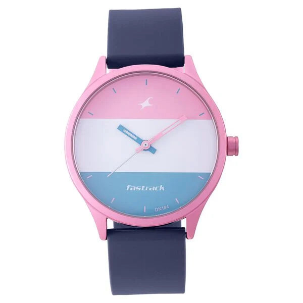 FASTRACK Analog Watch with Silicone Strap - 68031AP03