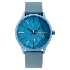 Fastrack Topicals Quartz Analog Blue Dial Silicone Strap Unisex Watch 68031ap05 - KRISHNA WATCH COMPANY