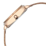 Fastrack Stunners X Quartz Analog Rose Gold Dial Stainless Steel Strap Watch For Girls 68043wm01