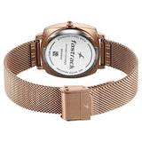 Fastrack Stunners X Quartz Analog Rose Gold Dial Stainless Steel Strap Watch For Girls 68043wm01 - KRISHNA WATCH COMPANY