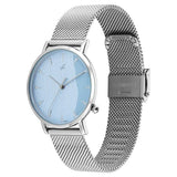 Fastrack Stunners X Quartz Analog Blue Dial Stainless Steel Strap Watch For Girls 68044sm01 - KRISHNA WATCH COMPANY