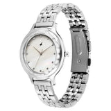 Fastrack Stunners X Quartz Analog Ivory Dial Stainless Steel Strap Watch For Girls 68046sm02 - KRISHNA WATCH COMPANY