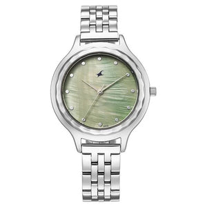 Fastrack Stunners X Quartz Analog Green Dial Watch For Girls - 68046SM04 - KRISHNA WATCH COMPANY