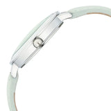 Fastrack Stunners X Quartz Analog Green Dial Leather Strap Watch For Girls 68048SL01