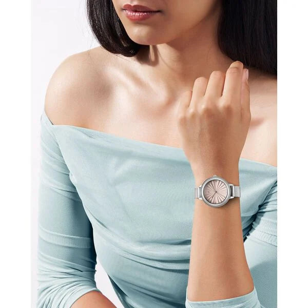 Fastrack Stunners X Quartz Analog Watch For Girls 68048sm01