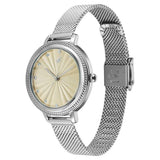 Fastrack Stunners X Quartz Analog Ivory Dial Watch For Girls - 68048SM02