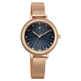 Fastrack Stunners Quartz Analog Blue Dial Watch For Girls - 68048WM03