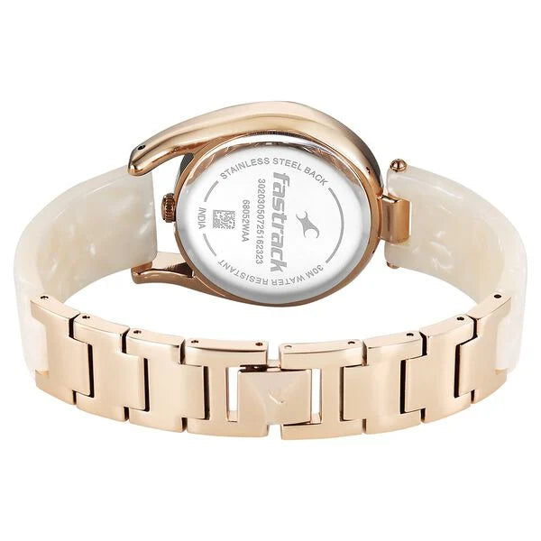 Fastrack Younique Quartz Analog Watch For Girls 68052kd01