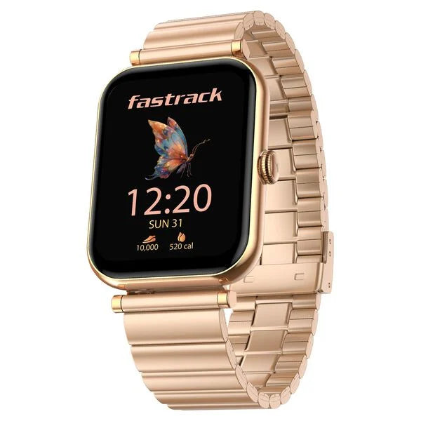 Fastrack Noir Charm Women Smartwatch 1.65" inch AMOLED Display, 68055WM01K