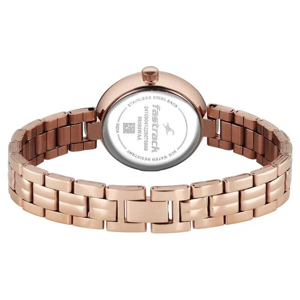 Fastrack Stunners Quartz Analog Watch For Girls 68063wm01