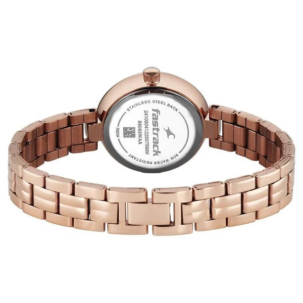 Fastrack Stunners Quartz Analog Watch For Girls 68063wm02
