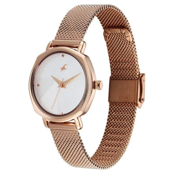 Fastrack Stunners Quartz Analog Watch For Girls 68064wm01
