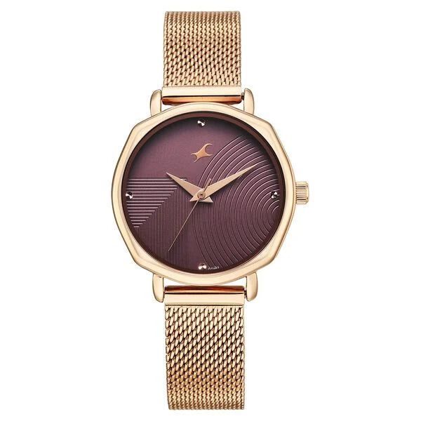Fastrack Stunners Quartz Analog Watch For Girls 68064wm02