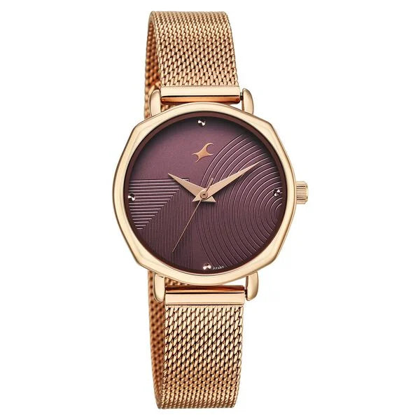 Fastrack Stunners Quartz Analog Watch For Girls 68064wm02