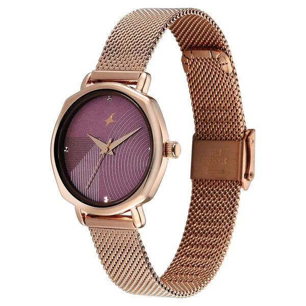 Fastrack Stunners Quartz Analog Watch For Girls 68064wm02