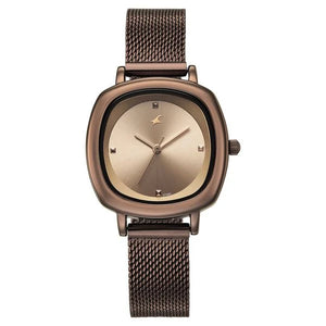 Fastrack Stunners Quartz Analog Watch For Girls 68065qm01