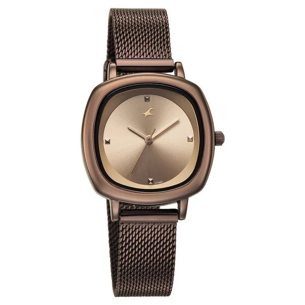Fastrack Stunners Quartz Analog Watch For Girls 68065qm01