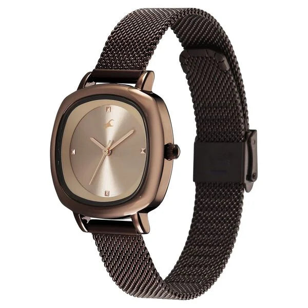 Fastrack Stunners Quartz Analog Watch For Girls 68065qm01