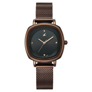 Fastrack Stunners Quartz Analog Watch For Girls 68065qm02