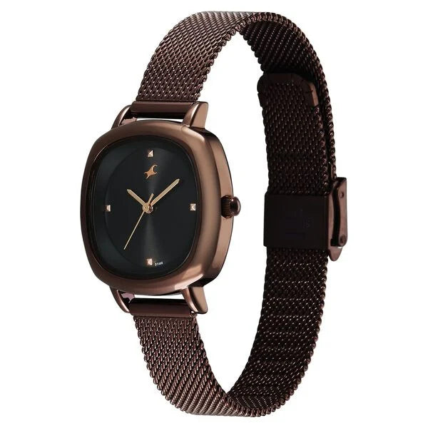 Fastrack Stunners Quartz Analog Watch For Girls 68065qm02